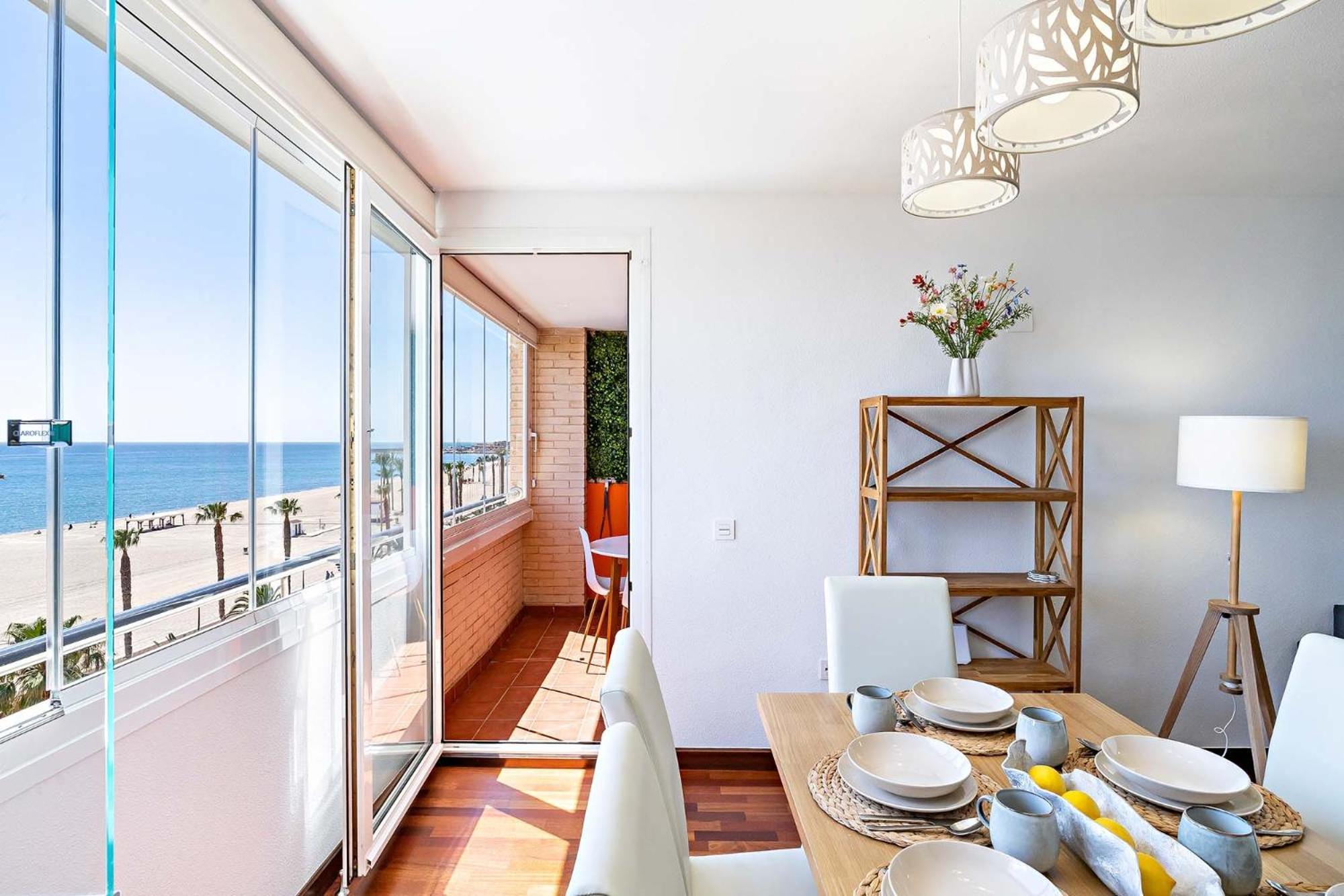 Vista Del Mar Residencial Apartment Roquetas de Mar Luaran gambar